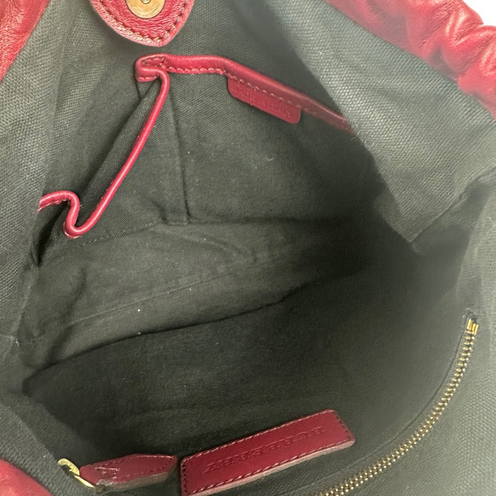 BURBERRY LEATHER & NOVA CHECK SHOULDER/CROSSBODY BAG - Picture 7 of 11